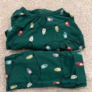 Kyte BABY Green Pajama Set with Colorful Light Accents